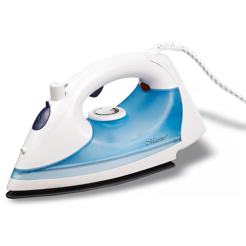 Fier de calcat Maestro MR -300C, 1600 W, 160 ml, Talpa ceramica, Albastru deschis, Mint