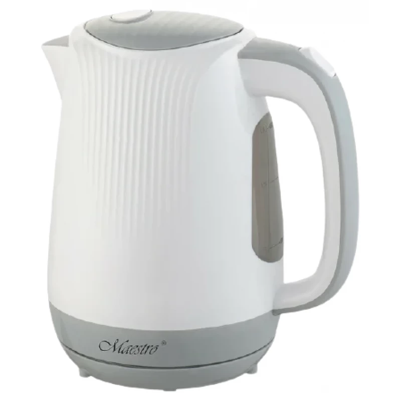Электрочайник Maestro MR -042, 1.7 л,  2200 Вт,  Пластик,  Белый