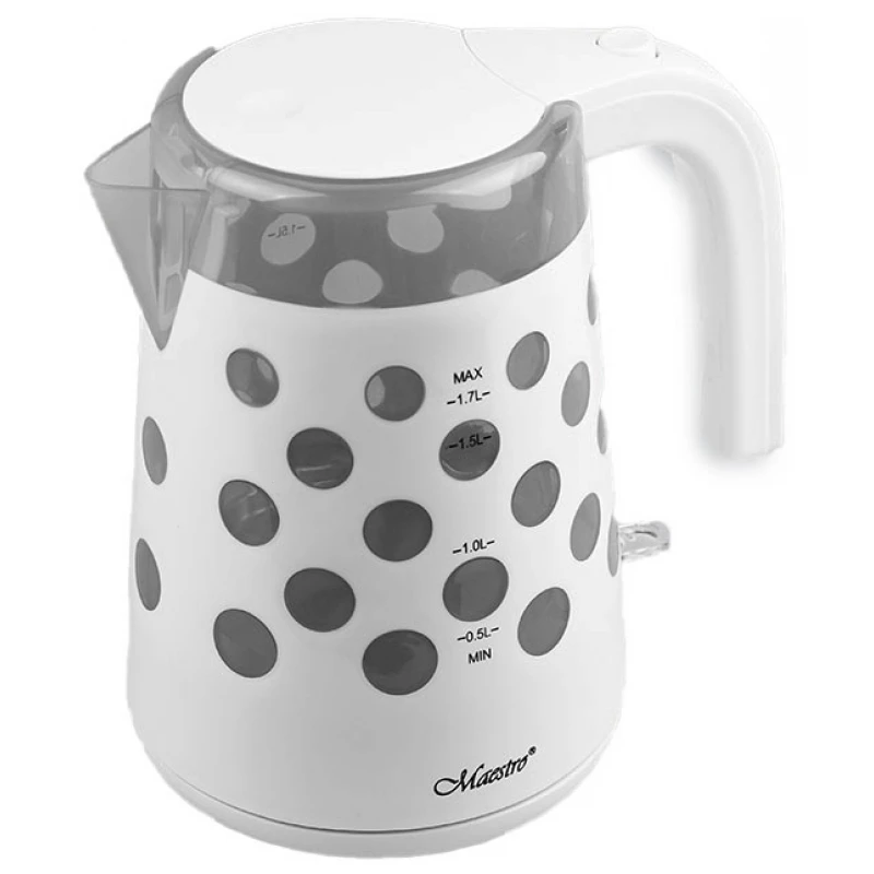 Ceainic electric Maestro MR -045, 1.7 l,  2200 W,  Plastic,  Alb