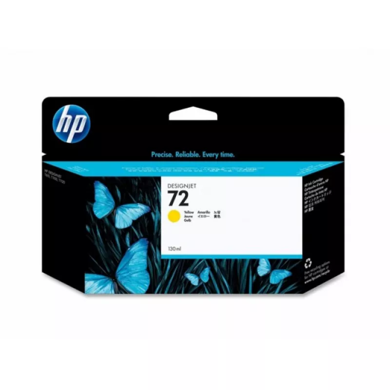 Cartus cerneala HP №72 yellow, HP Designjet T790 24-in (CR647A#B1K) ; HP Designjet T770 24-in with Hard Disk (CQ306A#B1K) ; HP Designjet T790 44-in (CR649A#B1K) ; HP Designjet T770 44-in with Hard Disk (CN375A#B1K) ; HP DesignJet T795 44-in (CR649C#B1K) ; HP DesignJet T790 24-in PostScript (CR648A#B1K)