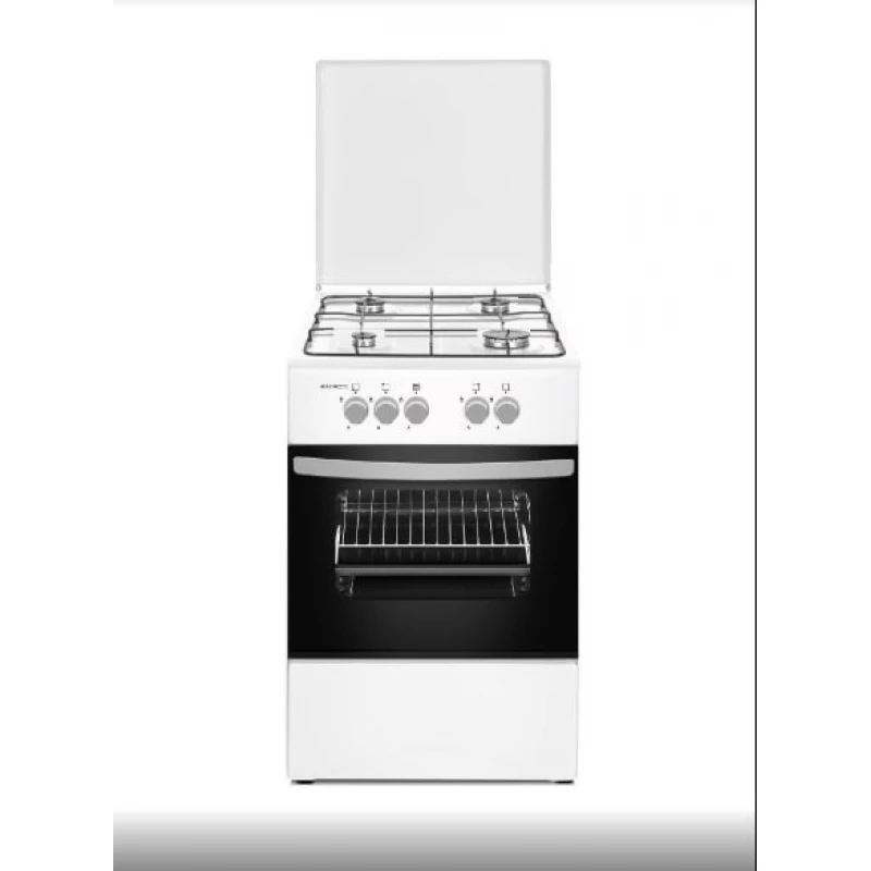 Aragaz ZANETTI Z500 GWH, 50 cm, Alb, Negru