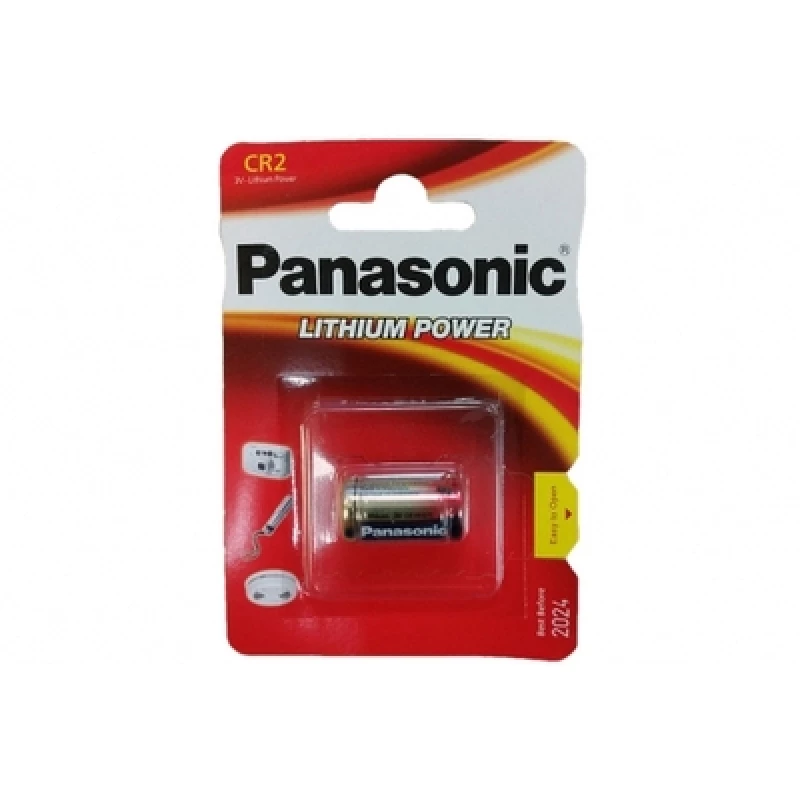 Baterie PANASONIC CR2  PHOTO POWER 3V,  LITHIUM,  BLISTER*1,  CR-2L/1BP