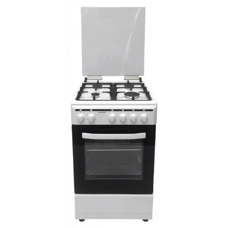 Aragaz combinat SNAIGE FGE 5405 WM, 46 l, 4 arzatoare, 50 l, Alb, Negru