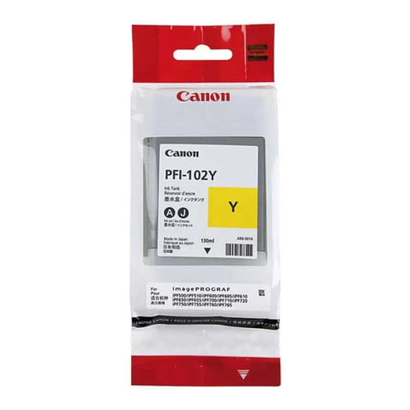 Cartus cerneala CANON PFI-102Y YELLOW