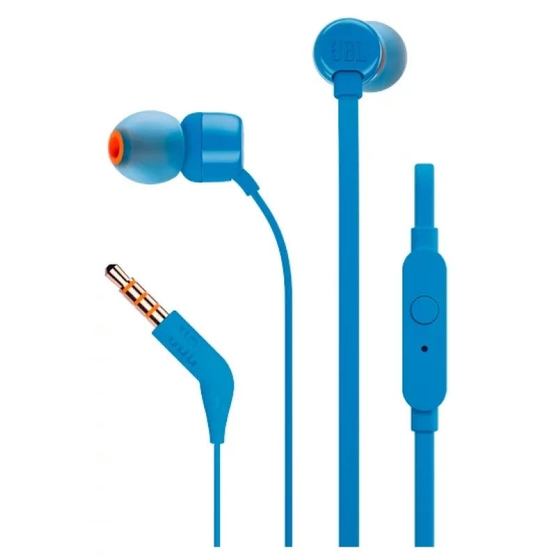 Casti fara fir JBL T110 BLUE