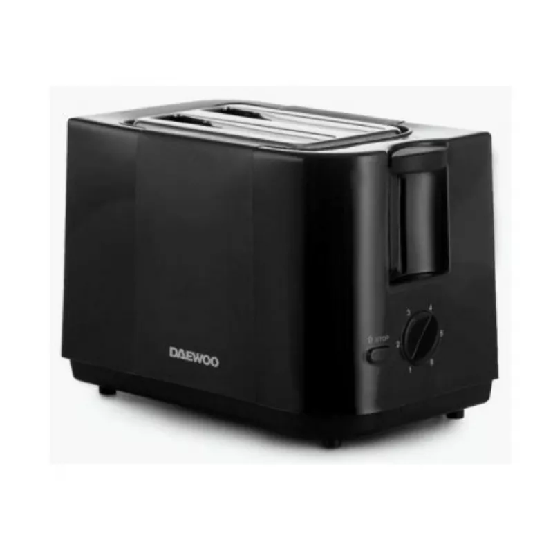 Тостер DAEWOO DBT40B, 750 Вт,  Подогрев,  Размораживание,  Отмена,  Индикатор работы,  Механическое управление,  Чёрный