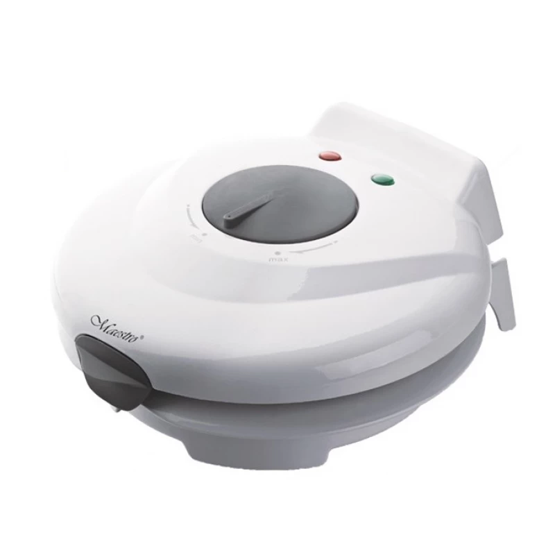 Вафельница Maestro MR -716, 750 Вт,  Теплоизоляция корпуса,  Индикация включения,  Белый