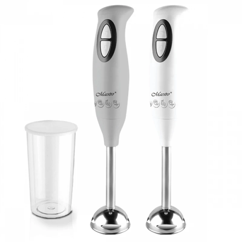 Blender de mana Maestro MR -511N, 500 W,  1.8 l,  Inox,  Alb