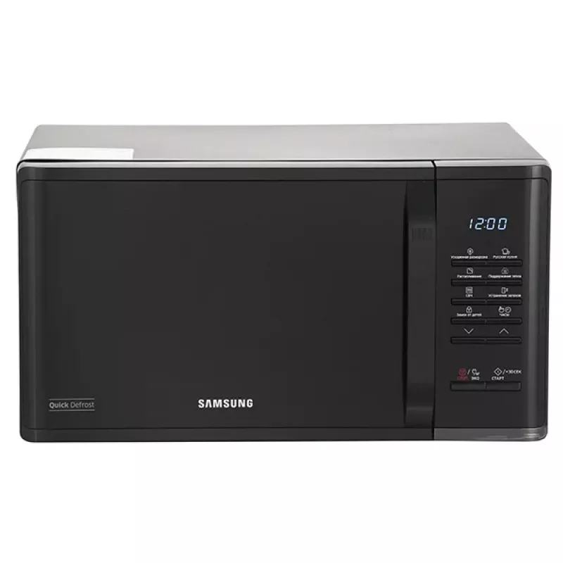 Микроволновая печь Samsung MS23K3513AK, 23 л,  800 Вт,  6 уровней мощности,  Черный