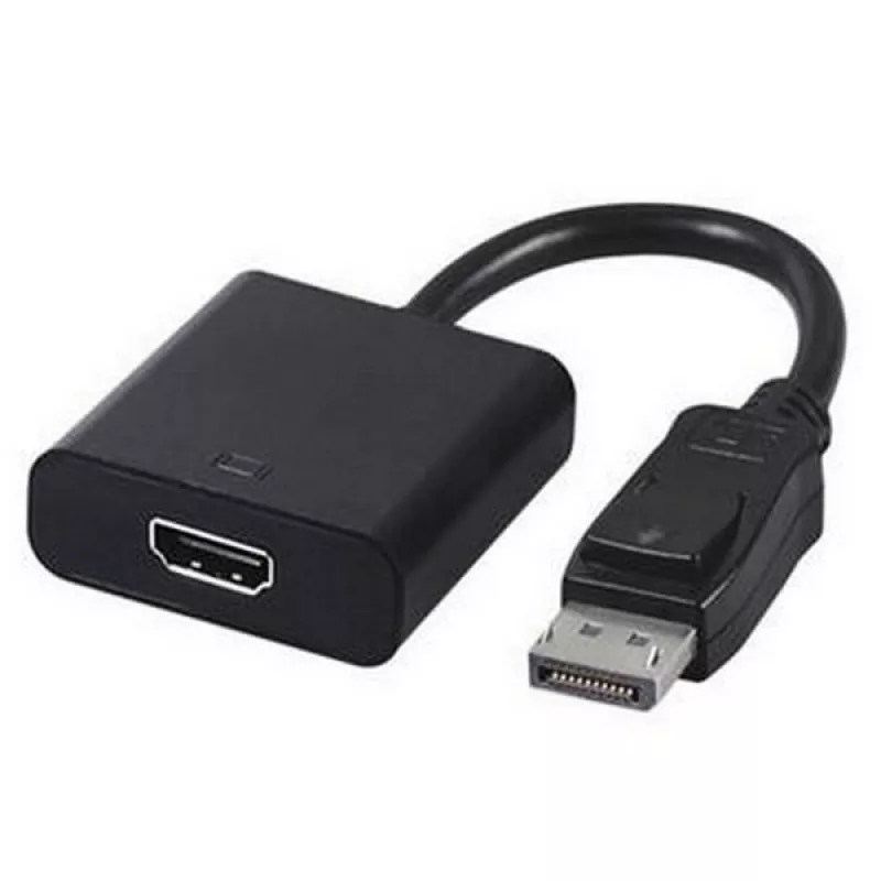 Adaptor Cablexpert A-DPM-HDMIF-002 BLACK, DP male to HDMI female