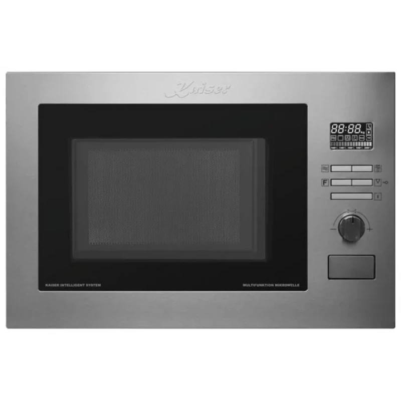 Микроволновая печь встраиваемая KAISER EM 2520, 25 л,  900 Вт,  Механическое управление,  Гриль,  Серебристый