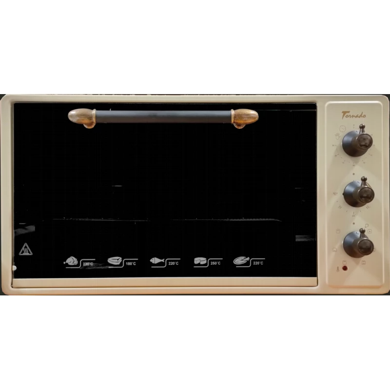 Cuptor electric TORNADO TR485C RUST IV, 45 l, 1500 W, Grill, Timer, Ivory