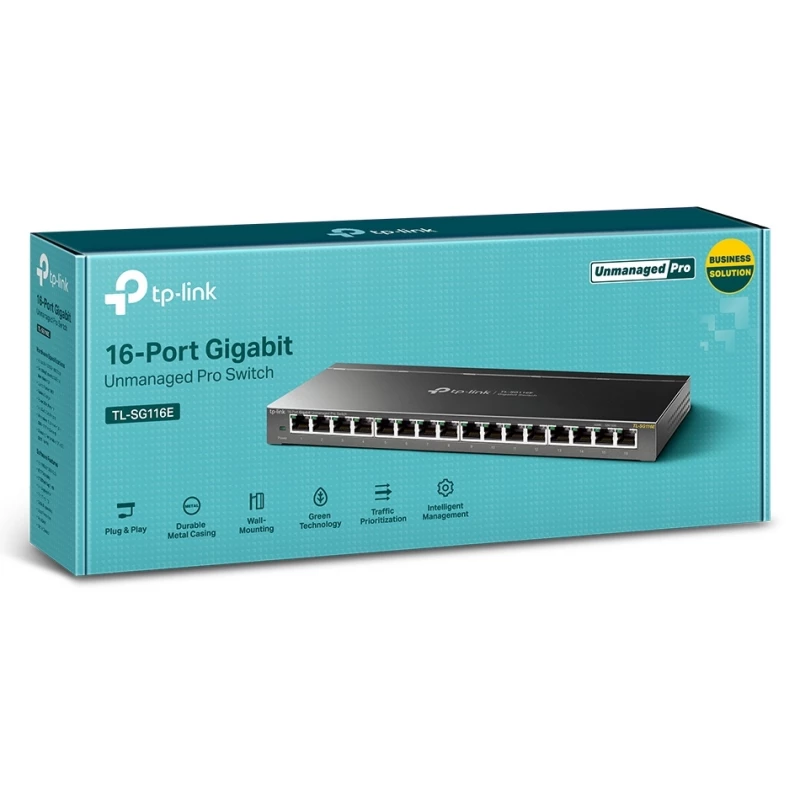 Коммутатор сетевой TP-LINK TL-SG116E