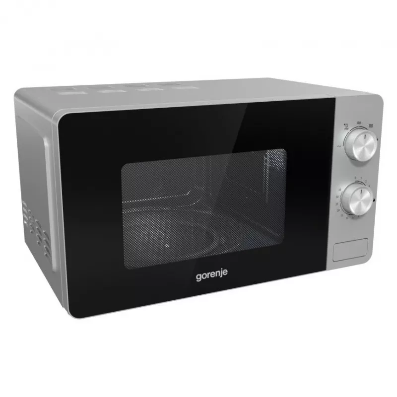 Cuptor cu microunde GORENJE MO17E1S, 17 l,  700 W,   5 trepte putere,  Argintiu