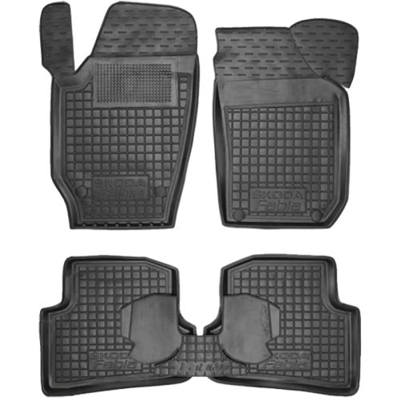 Автомобильные коврики в салон AZauto AKT, Scoda Fabia II 07 (pmc)4xuni