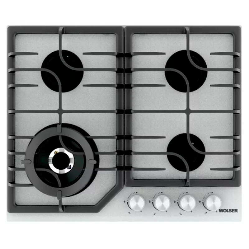 Plita incorporabila cu gaz WOLSER WL- F 6402 GT IC  WHITE