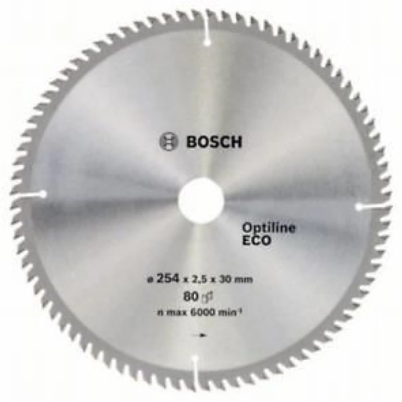 CD Disc BOSCH ECO, 254 mm, 80 T