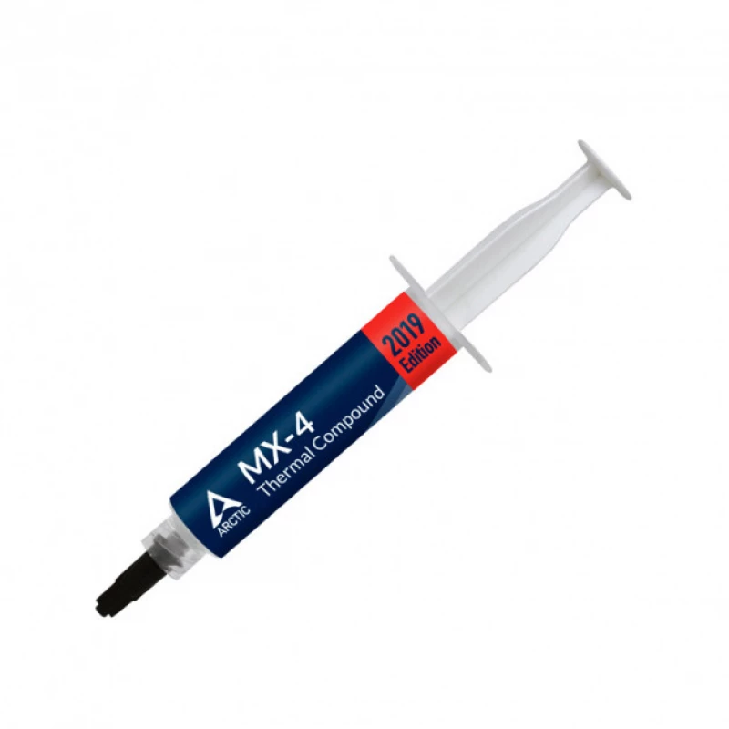 Термопаста ARCTIC MX-4 Thermal Compound 2019 Edition 4g, Thermal Conductivity 8.5 W/(mK),  Viscosity 870 poise,  Density 2.50 g/cm3