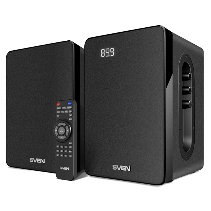 Boxa SVEN SPS-710 BLACK, 2.0 Wooden, Bluetooth