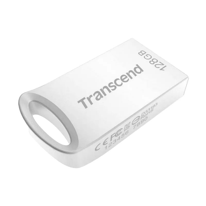Флешка TRANSCEND JETFLASH 710S SILVER, 128GB, USB3.1