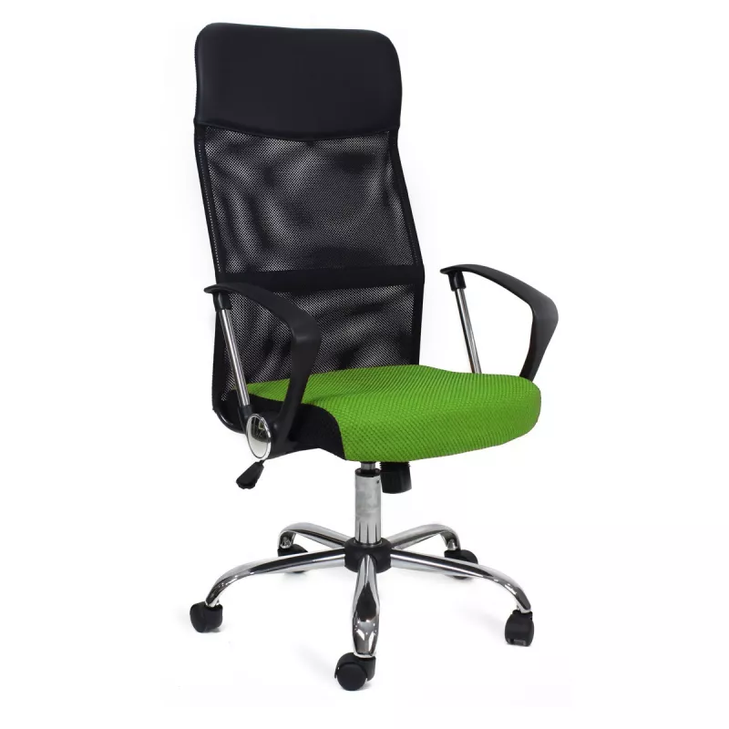 Офисное кресло DP F-63~ BLACK+GREEN