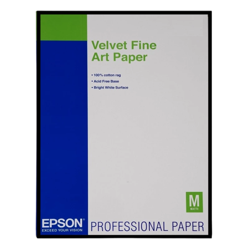 Фотобумага EPSON A2   VELVET FINE ART PAPER A2 (25S) S042096