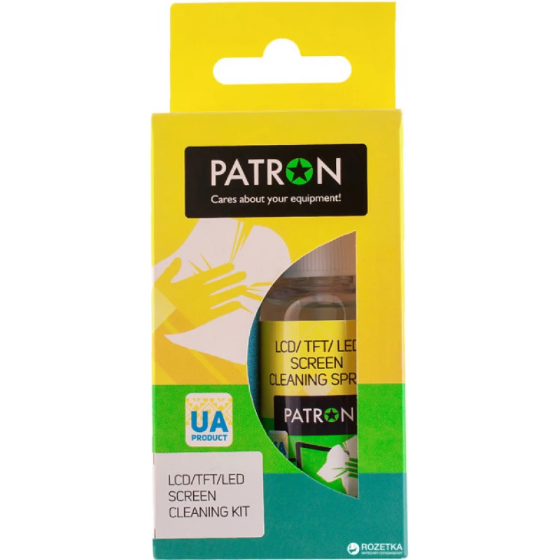 Servetele Patron CLEANING SET FOR SCREENS   F3-015 (SPREY 50ML+WIPE)