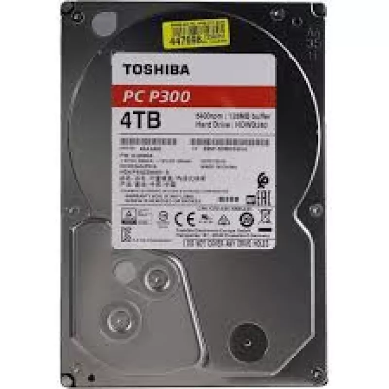 HDD TOSHIBA PERFORMANCE P300 (HDWD240UZSVA), 3.5 4.0TB, 128MB 5400rpm