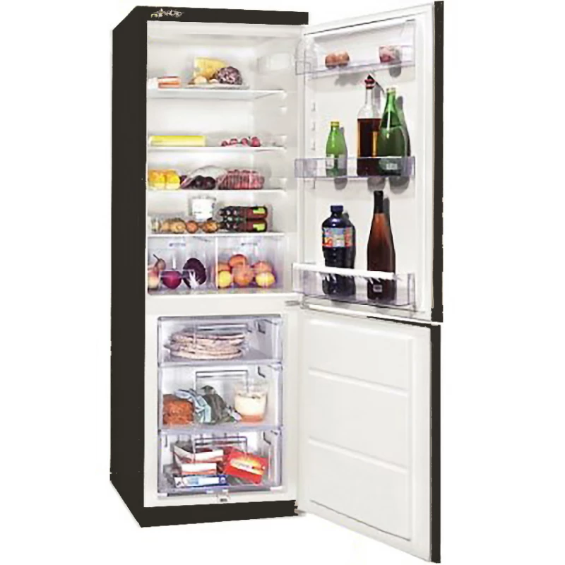 Холодильник ZANETTI SB 155 Black, 220 л,  Ручное размораживание,  Капельная система размораживания,  155 cм,  Черный, А+