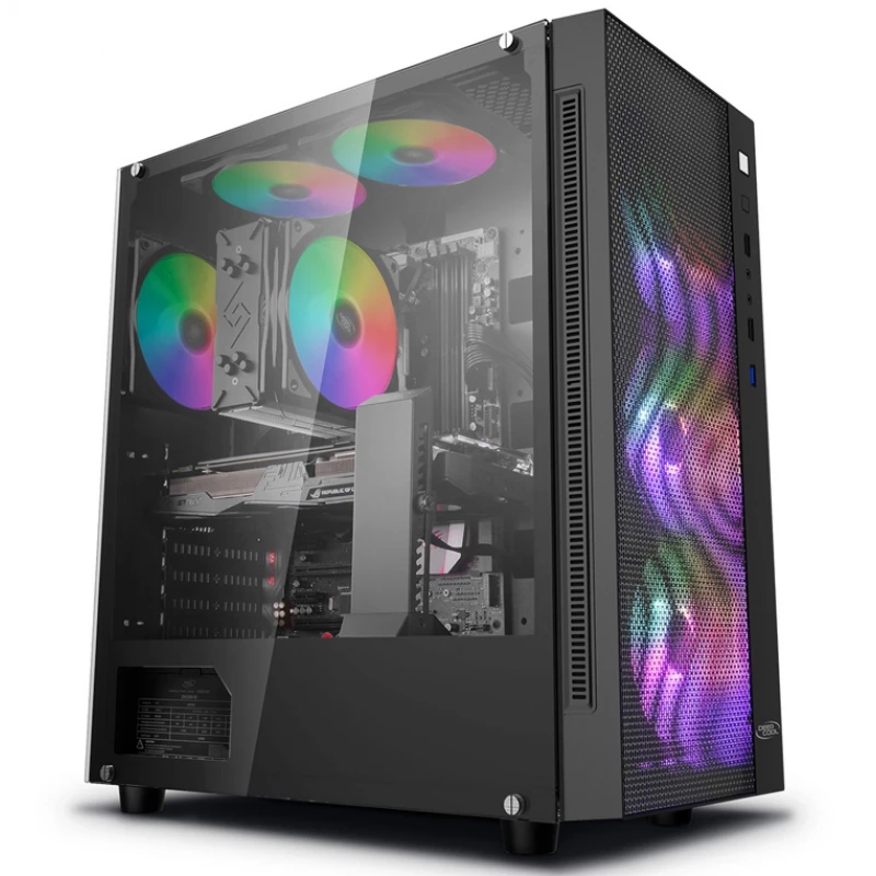 Carcasa fara PSU DEEPCOOL MATREXX 55 MESH ADD-RGB 4F, ATX