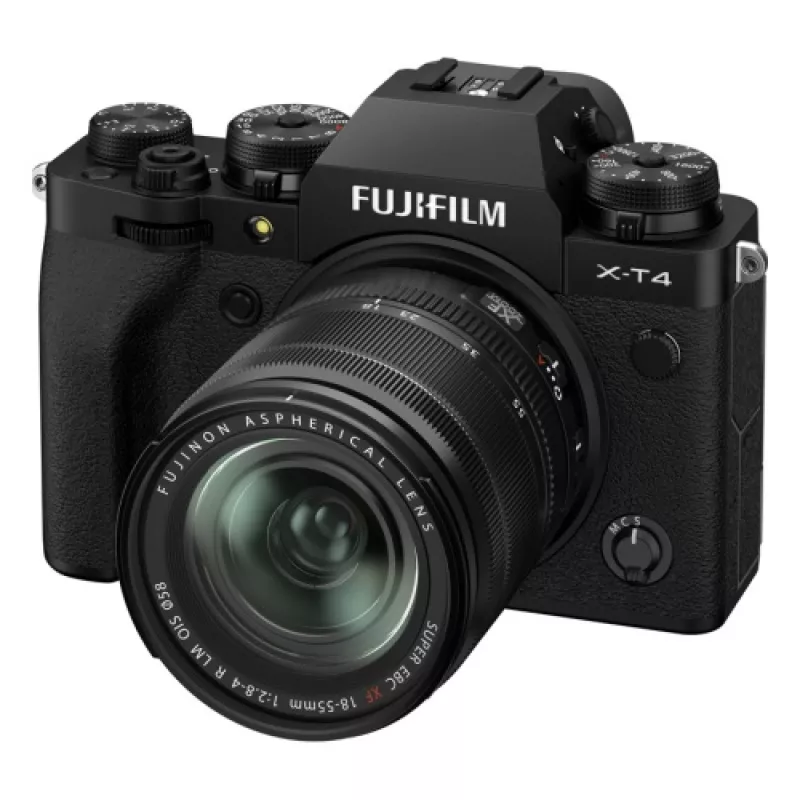 Camera foto mirrorless Fujifilm X-T4, XF18-55MM F2.8-4 R LM OIS BLACK KIT