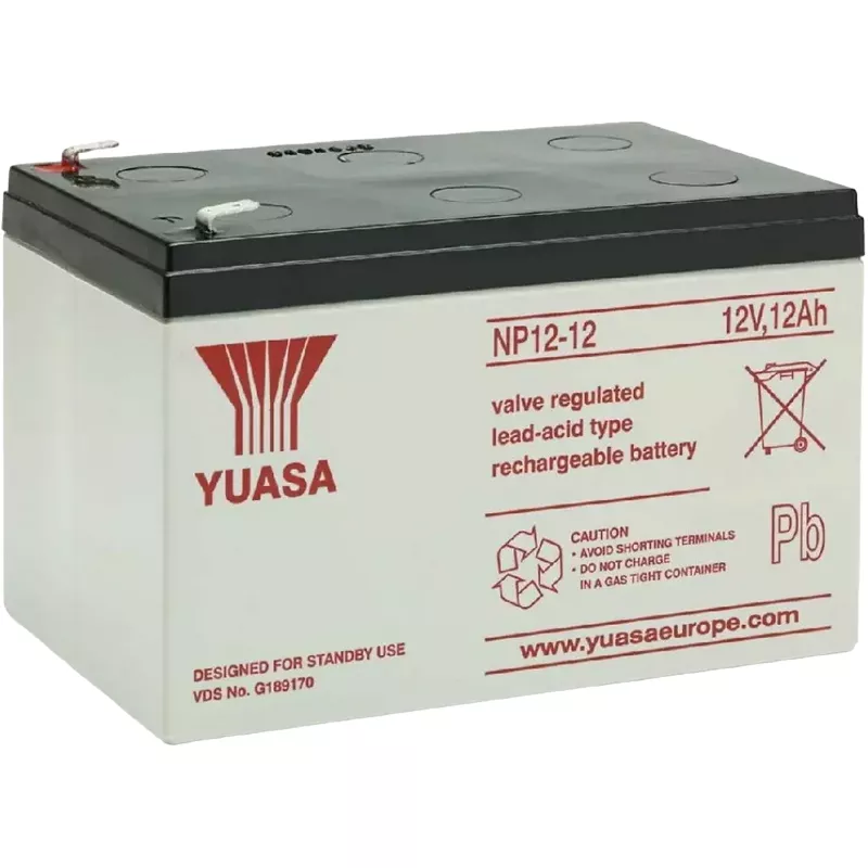 Батарея Yuasa NP12-12-TW, 12V, 12AH