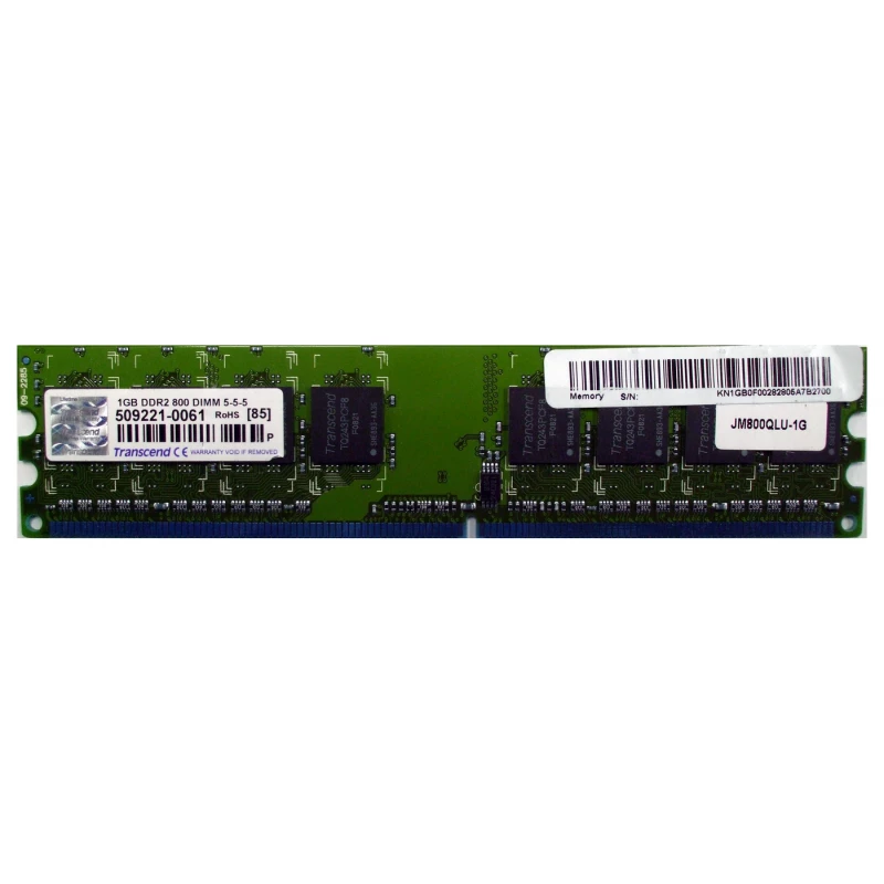 RAM TRANSCEND PC6400, DDR2 1GB 800MHz, CL5