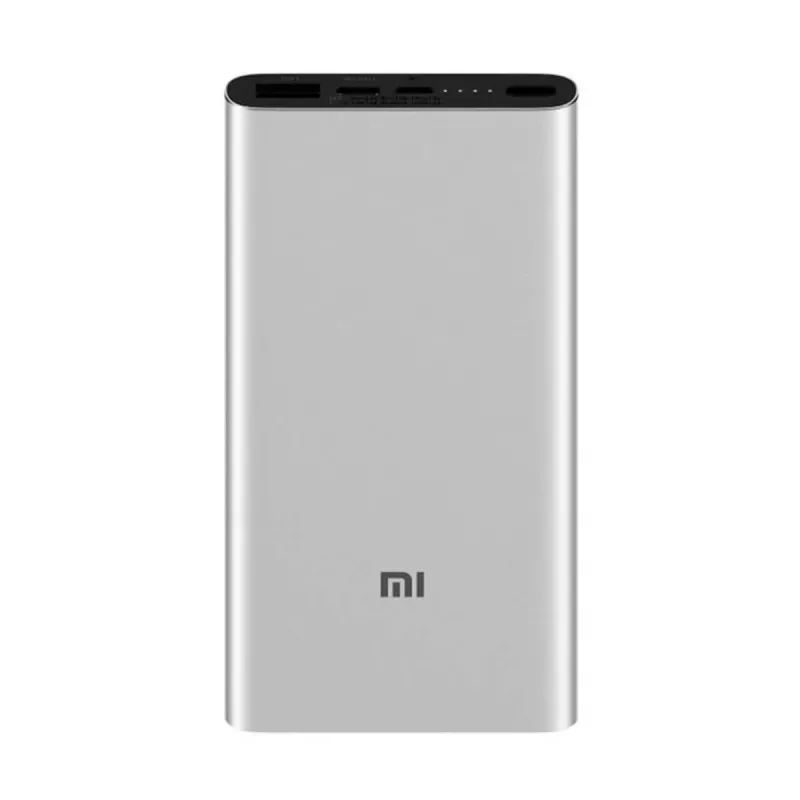 Power Bank Xiaomi 10000mAh Mi Power Bank 3   (2USB - Type C),  Silver