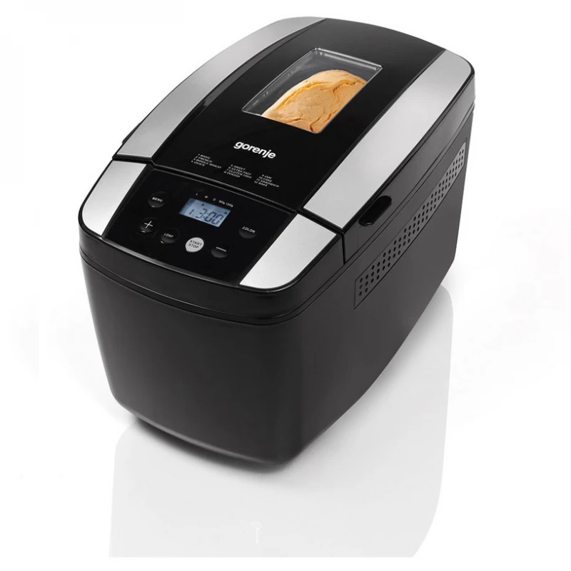 Masina de copt paine GORENJE BM1210BK, 800 W,  1200 g,  12 programe,  Electronica,  Negru