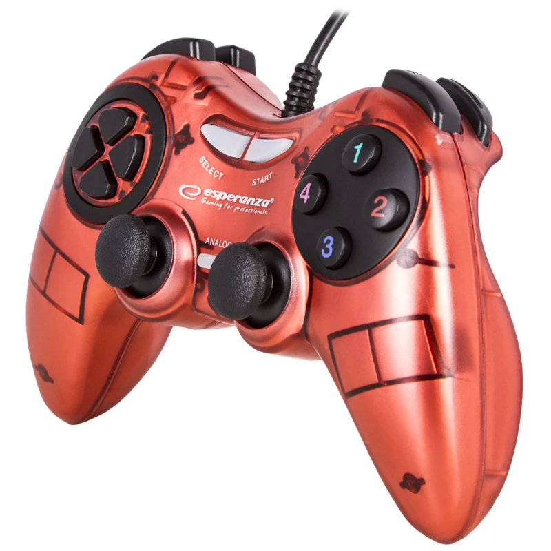 Gamepad ESPERANZA FIGHTER EGG105R RED