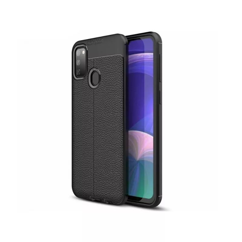 Husa Xcover SAMSUNG M21,  LEATHER BLACK