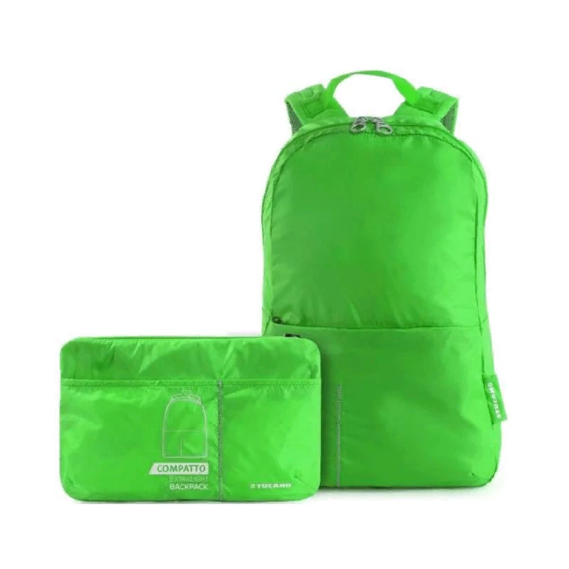 Rucsac laptop Tucano COMPATTO XL PACKABLE ACID GREEN BPCOBK-VA