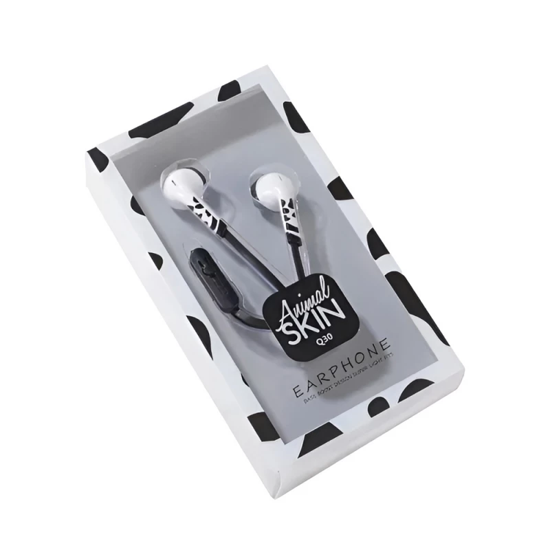 Casti cu fir KEEKA Q30 BLACK