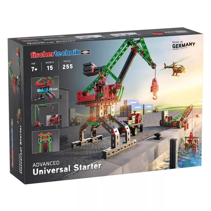 Jucarie FischerTechnik ADVANCED - UNIVERSAL STARTER, 7+, 32 x 8 x 23 cm
