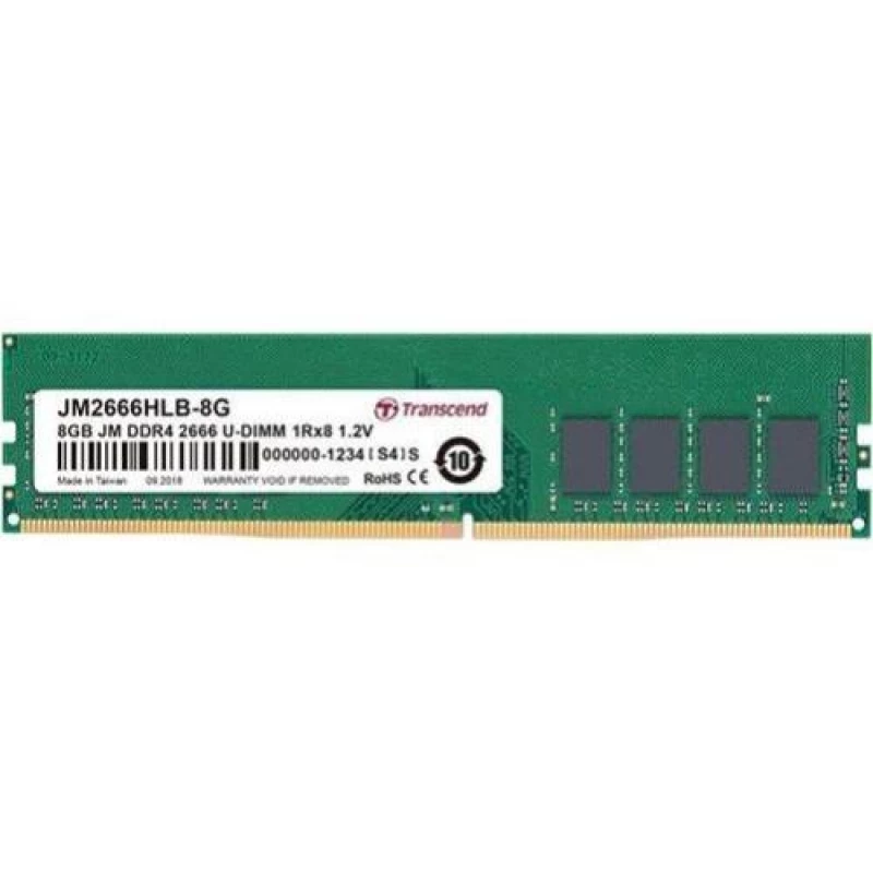 RAM TRANSCEND PC21300, DDR4 8GB 2666MHz, CL19,  1.2V