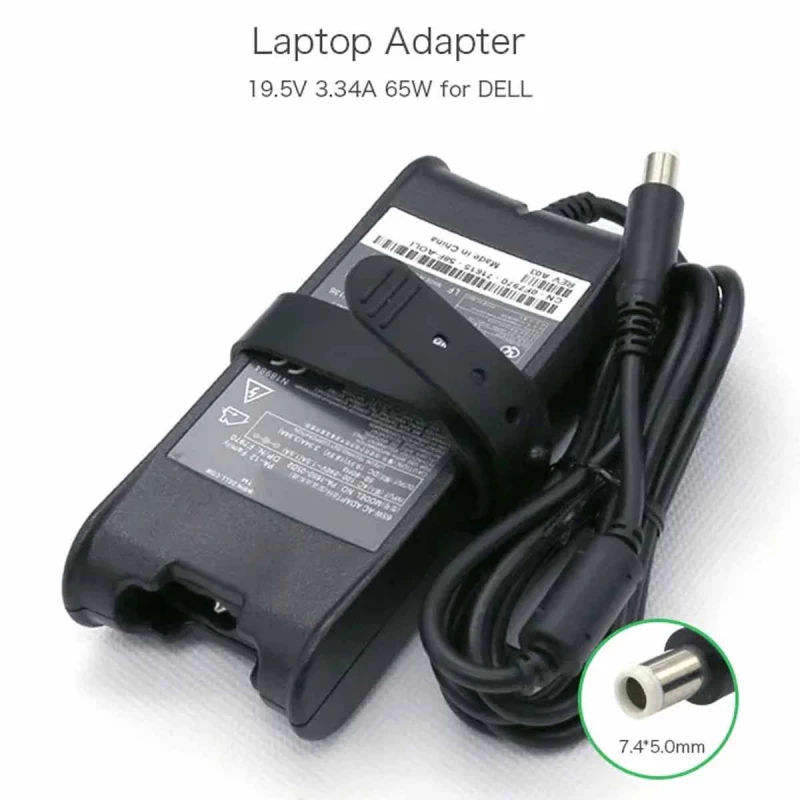 Sursa alimentare laptop DELL 19.5V-3.34A (65W) ROUND DC JACK 7.4*5.0MM W/PIN INSIDE ORIGINAL