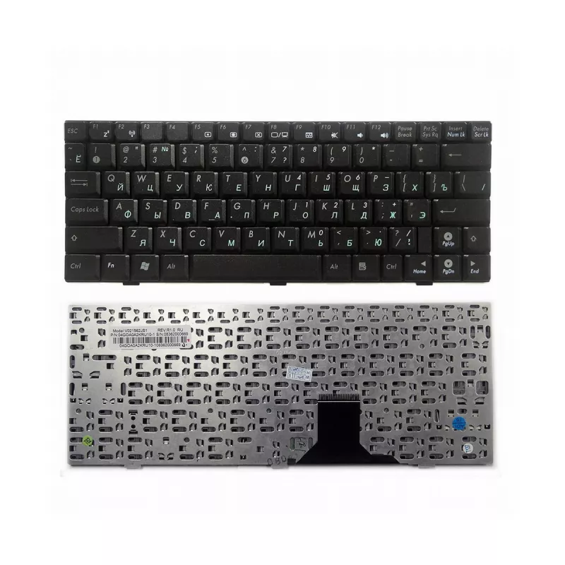 Клавиатура для ноутбука ASUS EEEPC 904 905 1000 1002 S101 ENG/RU BLACK