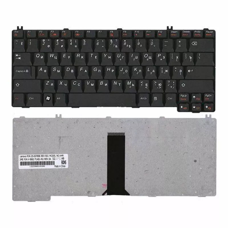 Клавиатура для ноутбука LENOVO G530 N500 C100 C200 C460 C461 C462 C466 N100 N200 N220 N430 N440 G230 G430 G450 G455 V100 V200 Y310 Y330 Y410 Y430 Y510 Y520 Y53