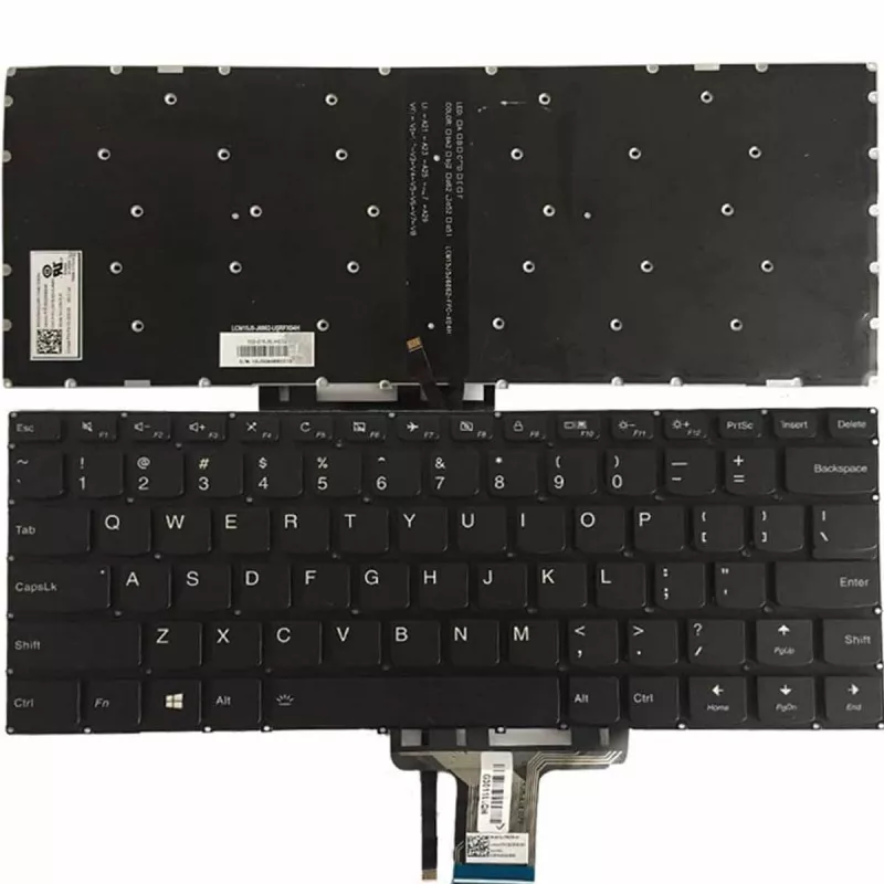 Клавиатура для ноутбука LENOVO Flex 14 Z410 G400s G405s, ENG/RU Black