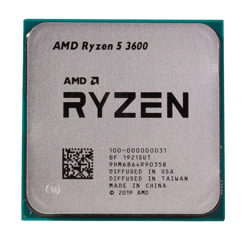 Процессор AMD Ryzen 5 3600 Tray, AM4, 3.6-4.2GHz,  32MB,  7nm,  65W,  6 Cores,  12 Threads