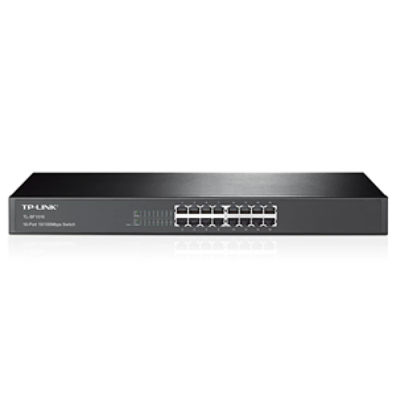 Comutator de retea TP-LINK TL-SF1016, 16UTP, 10,  100Mbps,  1U