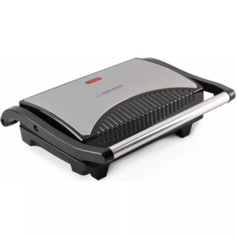 Gratar electric ESPERANZA TALEGGIO EKG006, Inchis,  750 W,  Inox