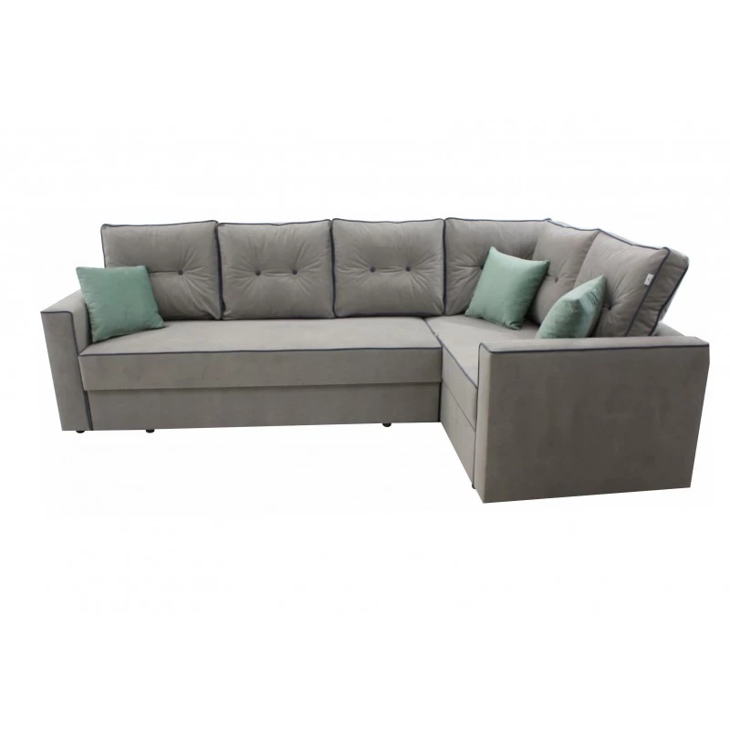 Угловой диван Artvent MODEL V, Ткань,  ДСП,  Серый, 270 x 180 x 63