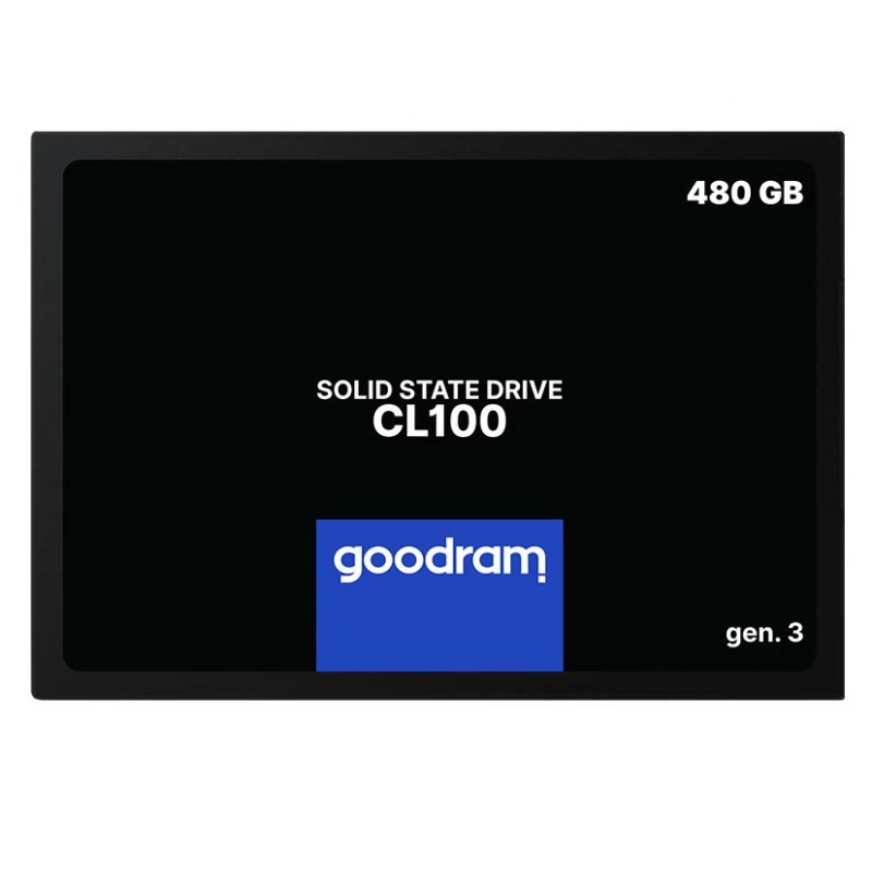 SSD GOODRAM CL100 GEN.3, 2.5 480GB, 3D NAND TLC